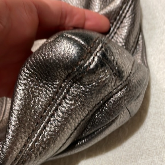 Fossil Metallic Bronze Crossbody Bag with Coordinating Wallet - Picture 9 of 15